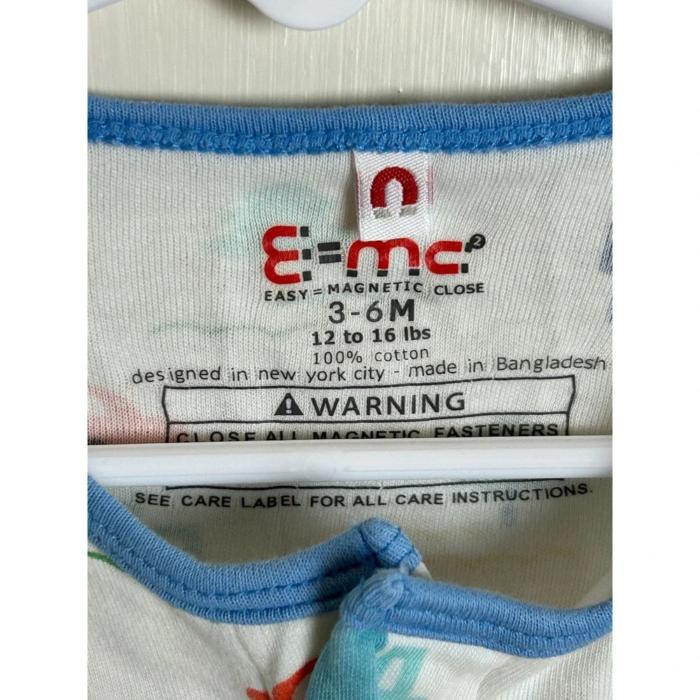 Magnetic Me E=mc2 Construction Vehicle Magnetic Footed Sleeper 3-6M Cotton
